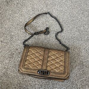 Rebecca Minkoff Iridescent Love Quilted Crossbody Bag